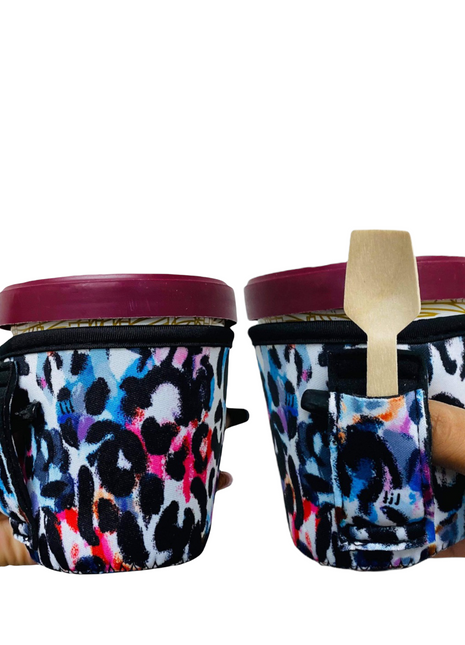 Watercolor Leopard Pint Size Ice Cream Handler™