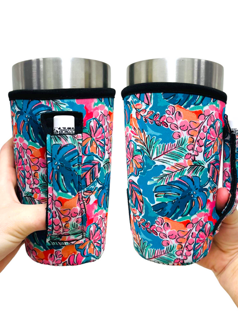 Beach Babe 20oz Large Coffee / Tea / Tumbler Handler™