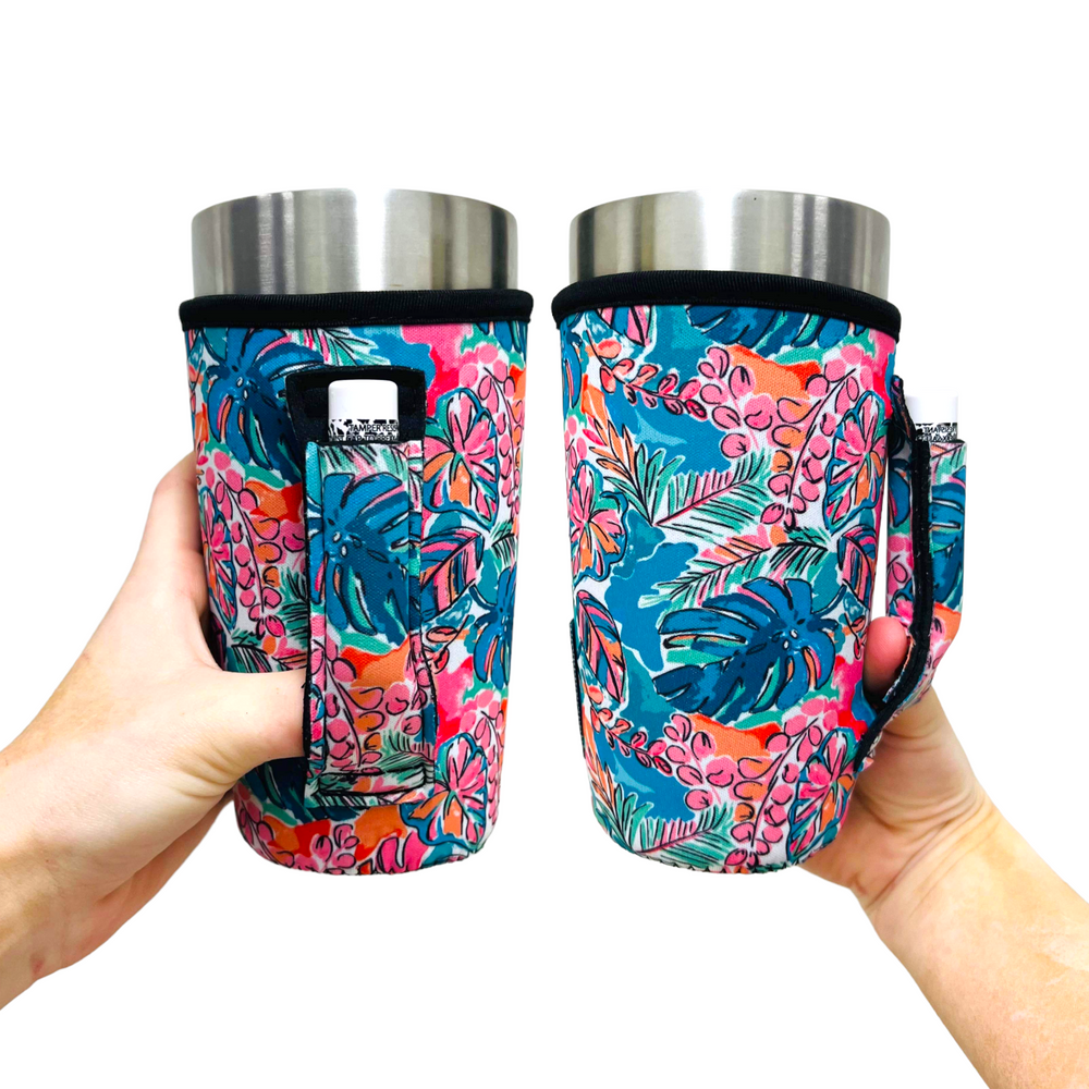 Beach Babe 20oz Large Coffee / Tea / Tumbler Handler™