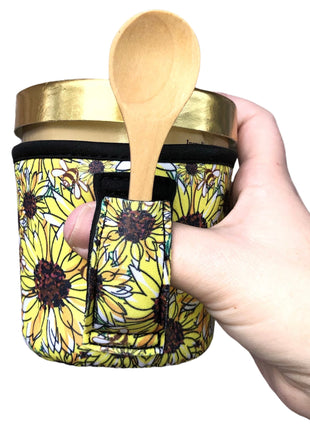Sunflowers & Bees 🐝 Pint Size Ice Cream Handler™