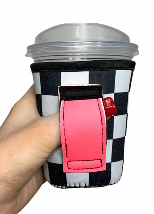 Checkerboard w/ Neon Pink Small & Medium Coffee Handler™