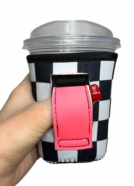 Checkerboard w/ Neon Pink Small & Medium Coffee Handler™