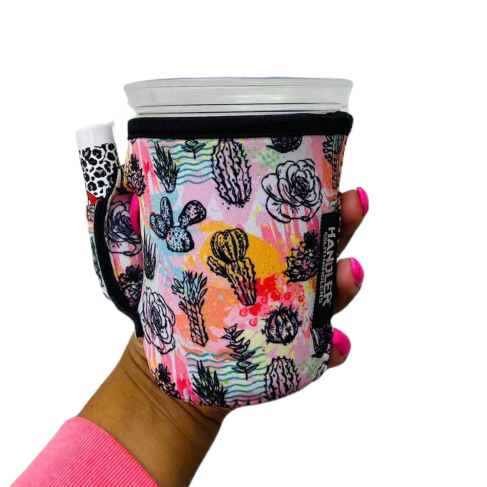 Summer Cactus Small & Medium Coffee Handler™