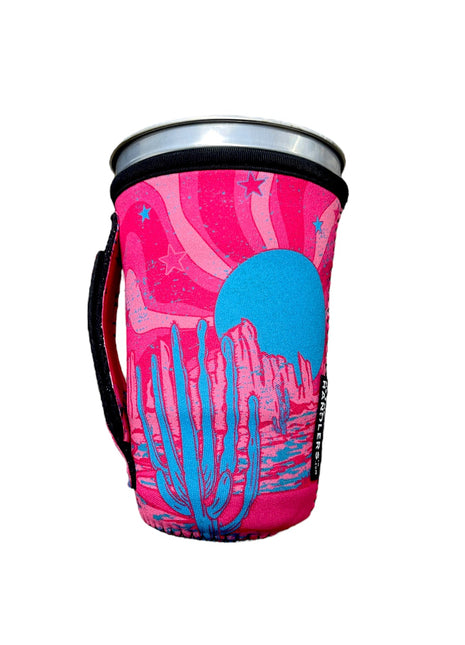 Groovy Cactus 16oz PINT Glass / Medium Fountain Drinks and Hot Coffee Handlers™