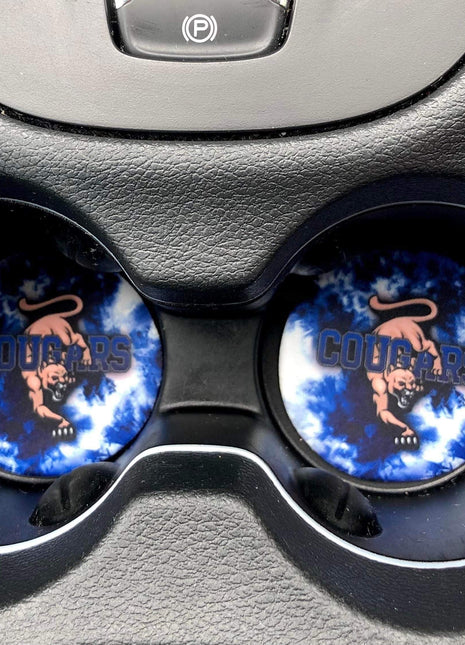 Cougars Neoprene Car Coasters