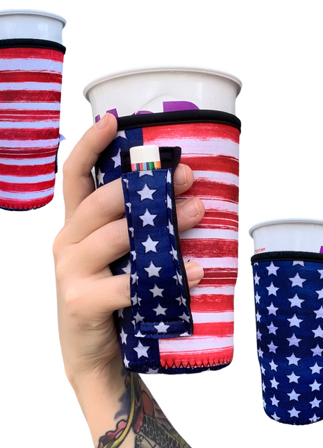 Merica 20oz Large Coffee / Tea / Tumbler Handler™