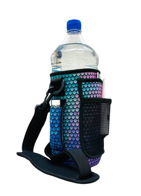 Purple Mermaid 30-40oz Tumbler Handler™  With Carrying Strap