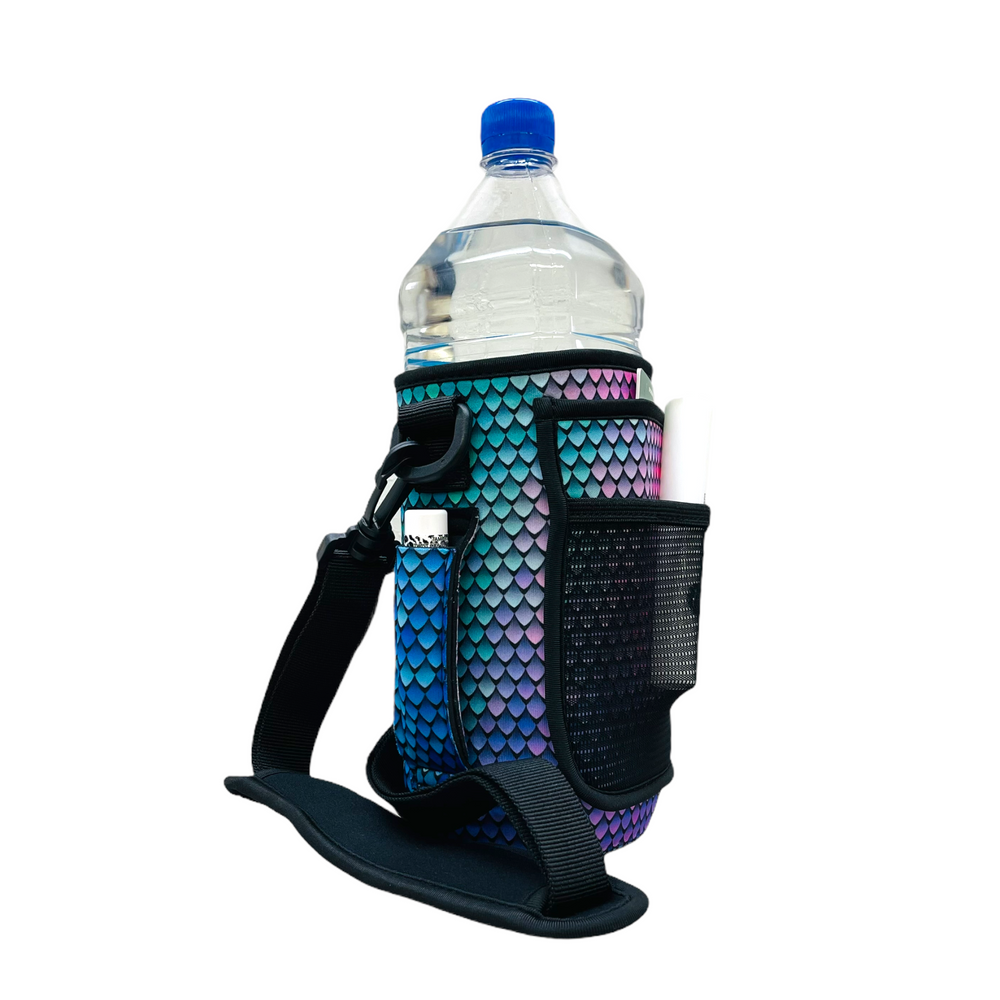 Purple Mermaid 30-40oz Tumbler Handler™  With Carrying Strap