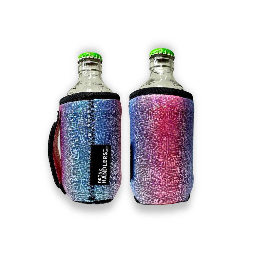 Iridescent Rainbow 12oz Stubby Can Handler™ - Drink Handlers