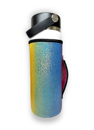 Iridescent Rainbow 16-24oz Soda & Water Bottle / Tallboy Can Handler™ - Drink Handlers