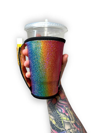 Iridescent Rainbow Large / XL Bottomless Handler™ - Drink Handlers