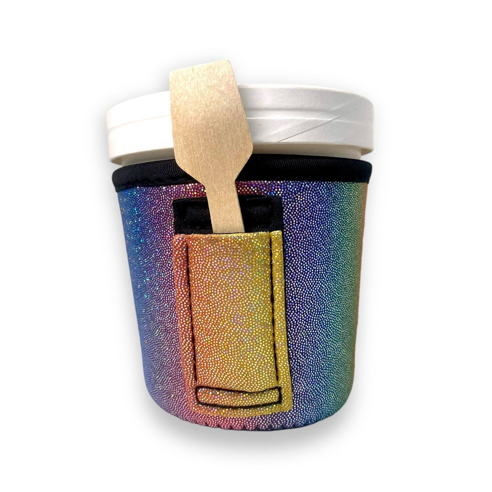 Iridescent Rainbow Pint Size Ice Cream Handler™ - Drink Handlers