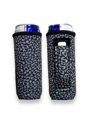 Music Notes 12oz Slim Can Handler™ - Drink Handlers