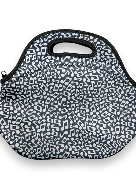 Music Notes Lunch Bag Tote - Drink Handlers