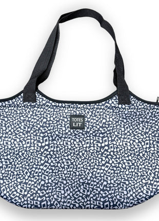 Music Notes Neoprene Tote - Drink Handlers