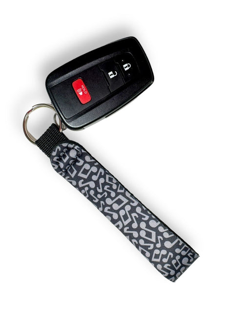 Music Notes Wristlet Keychain - Drink Handlers
