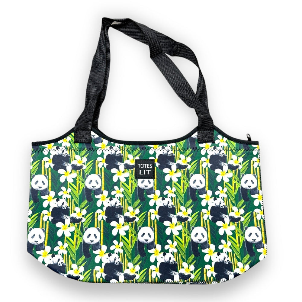 Panda Panda Neoprene Tote - Drink Handlers