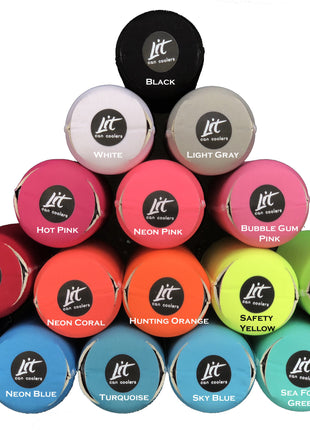 12oz Slim/Skinny Neoprene Collapsible Energy Drink Can Cooler Sleeve