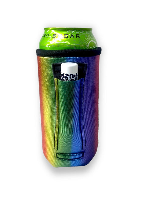 Radiant Rainbow 16oz Can Handler™ - Drink Handlers