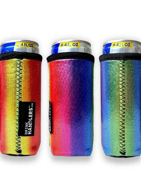 Radiant Rainbow 8-10oz Slim Can Handler™ - Drink Handlers