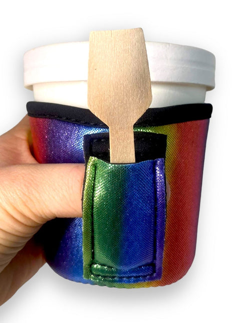 Radiant Rainbow Pint Size Ice Cream Handler™ - Drink Handlers
