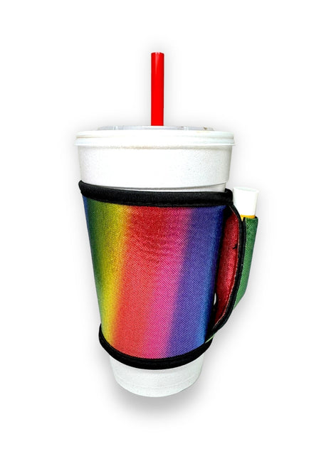 Radiant Rainbow Small / Medium Bottomless Handler™ - Drink Handlers