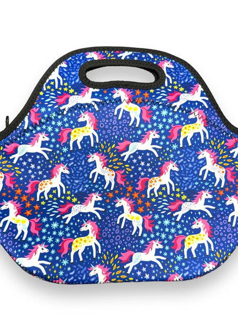 Rainbow Unicorns Lunch Bag Tote - Drink Handlers