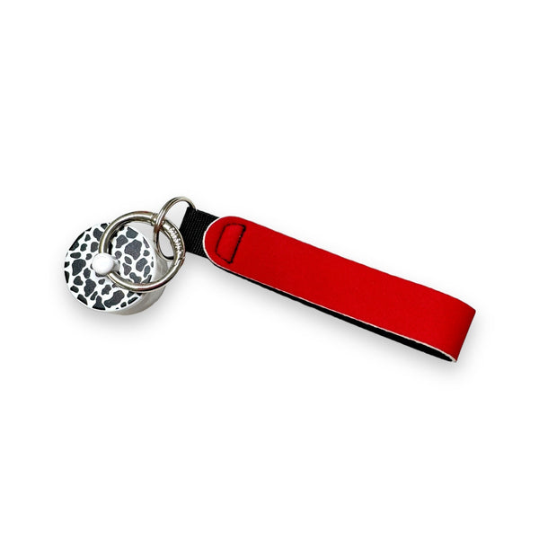 Red Wristlet Keychain - Drink Handlers