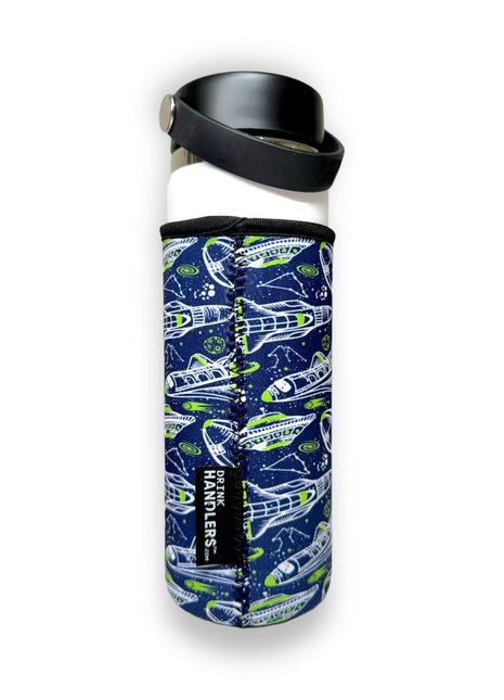 Rocket Ships 16-24oz Soda & Water Bottle / Tallboy Can Handler™ - Drink Handlers