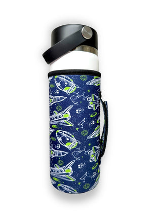 Rocket Ships 16-24oz Soda & Water Bottle / Tallboy Can Handler™ - Drink Handlers