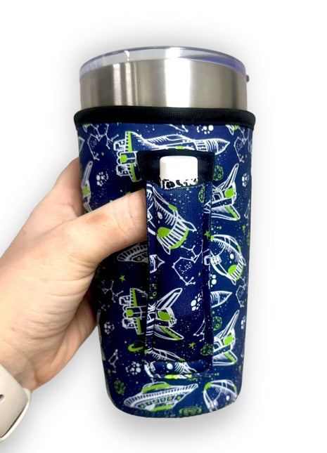 Rocket Ships 20oz Large Coffee / Tea / Tumbler Handler™ - Drink Handlers