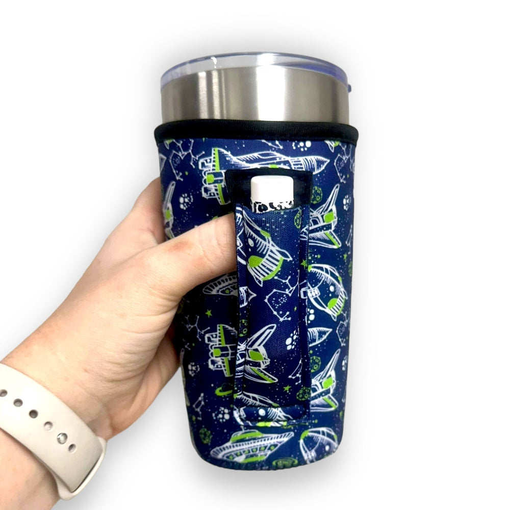 Rocket Ships 20oz Large Coffee / Tea / Tumbler Handler™ - Drink Handlers