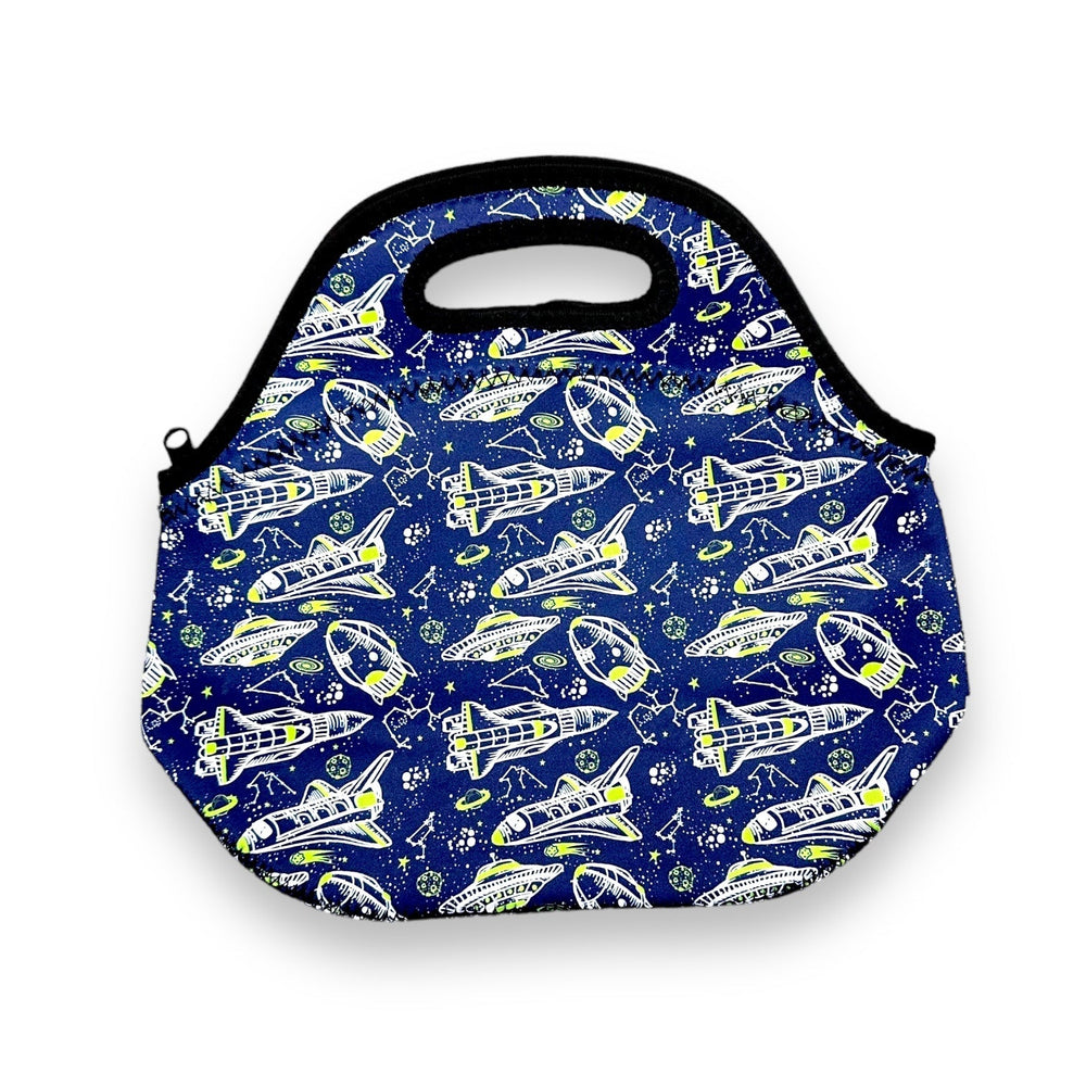 Rocket Ships Lunch Bag Tote - Drink Handlers