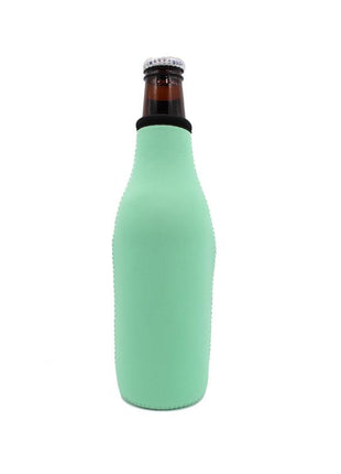 Solid Colors Bottle Neck Sleeves Zip Top 5 colors