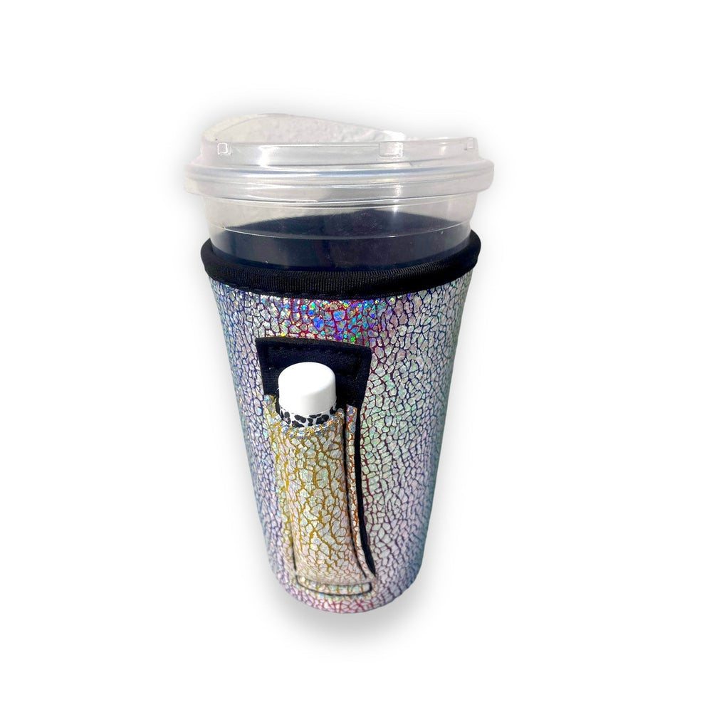 Silver Fox 16oz PINT Glass / Medium Fountain Drinks and Hot Coffee Handlers™ - Drink Handlers