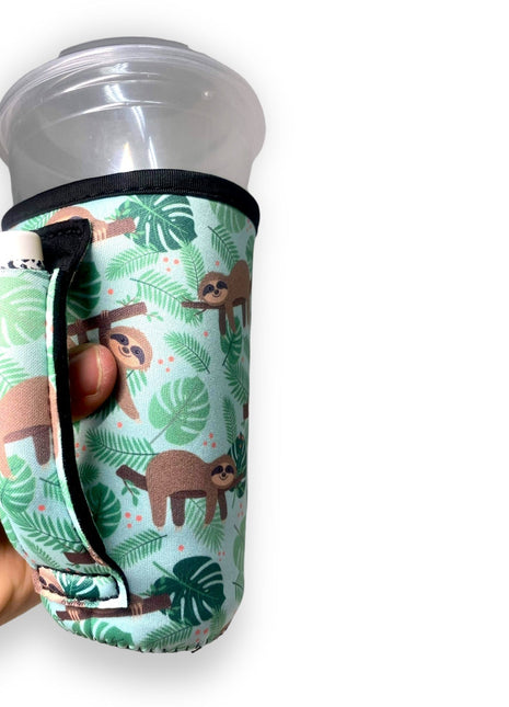 Sloths 16oz PINT Glass / Medium Fountain Drinks and Hot Coffee Handlers™ - Drink Handlers