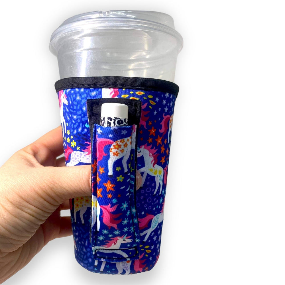 Unicorns 16oz PINT Glass / Medium Fountain Drinks and Hot Coffee Handlers™ - Drink Handlers