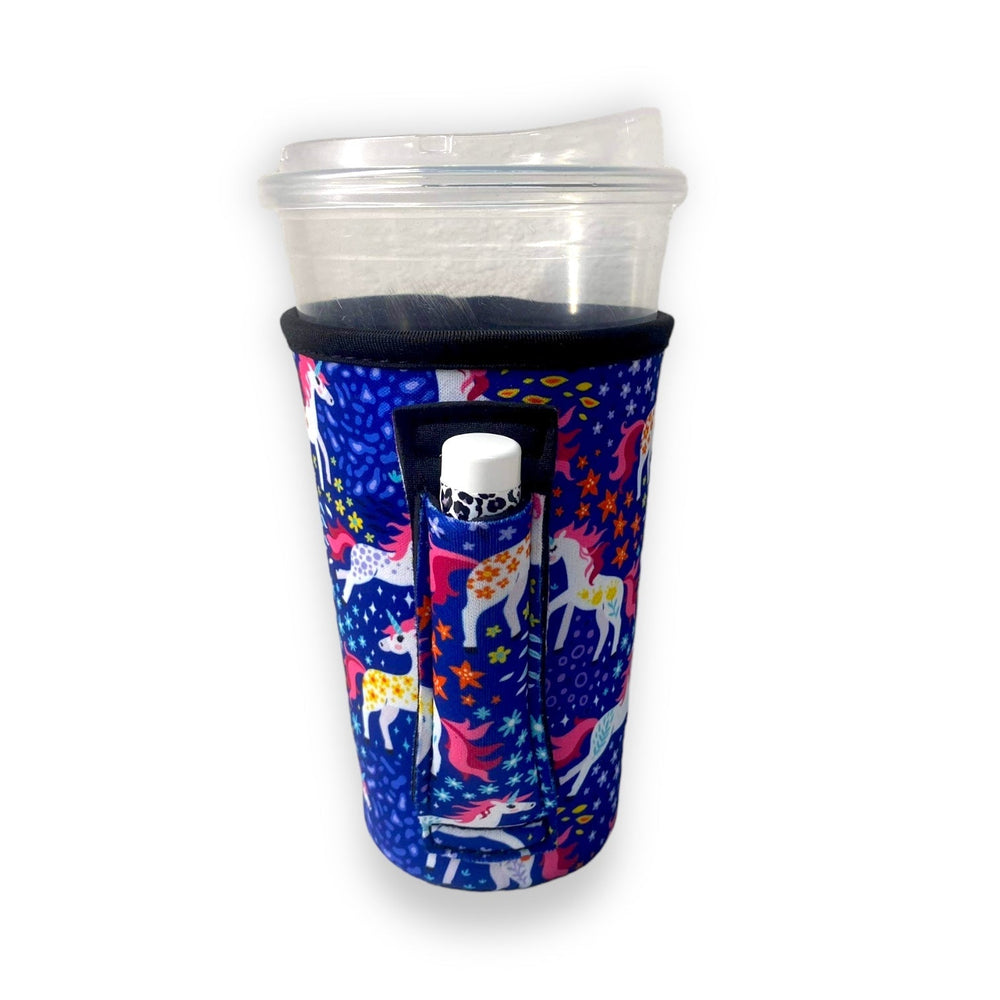 Unicorns 16oz PINT Glass / Medium Fountain Drinks and Hot Coffee Handlers™ - Drink Handlers