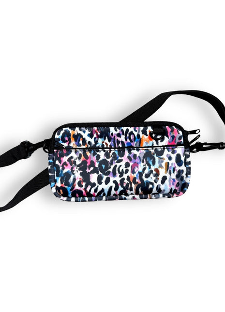 Watercolor Leopard Cross Body Purse - Drink Handlers